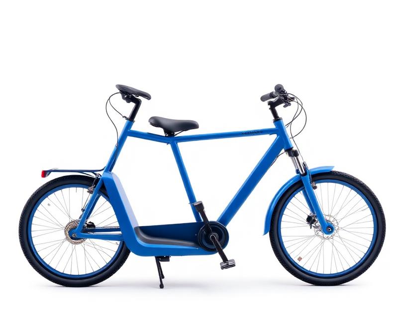 Blue mountain bicycle